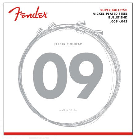 Fender Super Bullets 3250L Nickel-Plated Steel (9-42) Elektro Gitar Takım Tel 0733250403
