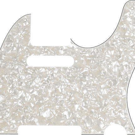 Fender Telecaster 8-Hole Mount Aged White Pearl 4-Ply Pickguard