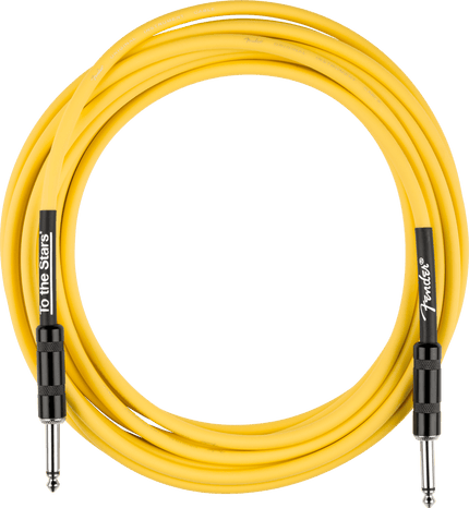 Fender Tom DeLonge 3m To The Stars Graffiti Yellow Instrument Cable