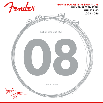 Fender Yngwie Malmsteen Signature Electric .008-.046 Nickel-Plated Steel Electric Guitar String