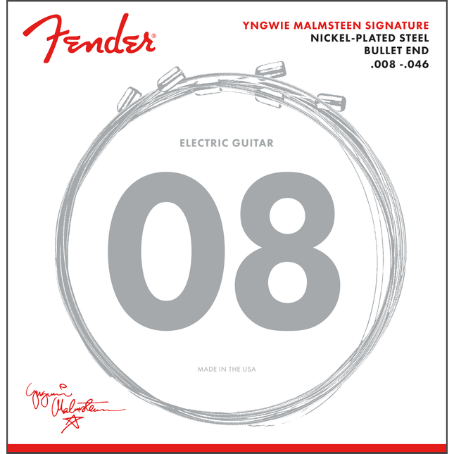 Fender Yngwie Malmsteen Signature Electric .008-.046 Nickel-Plated Steel Electric Guitar String
