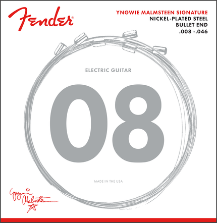 Fender Yngwie Malmsteen Signature Electric .008-.046 Nickel-Plated Steel Electric Guitar String