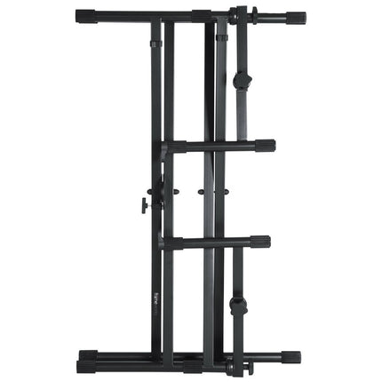 GFW-KEY-5100X | Black 2 Tier X Style Keyboard Stand