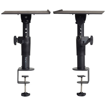 GFWSPKSTMNDSKCMP | Frameworks Clamp-On Studio Monitor Stand Pair