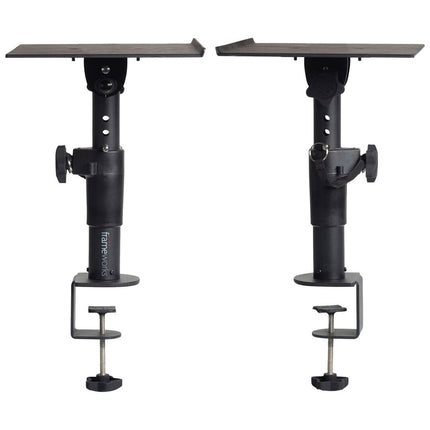 GFWSPKSTMNDSKCMP | Frameworks Clamp-On Studio Monitor Stand Pair