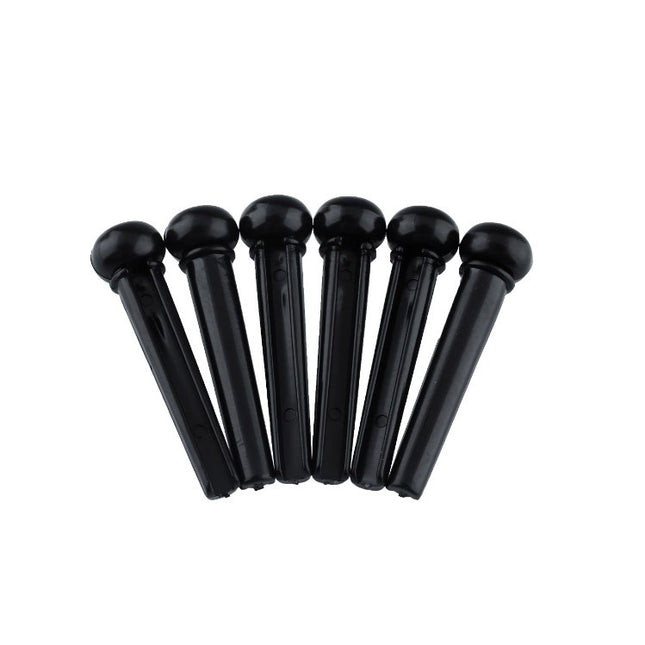 Guitar Accessory Acoustic Pin Black 6-Piece GATPA6BK