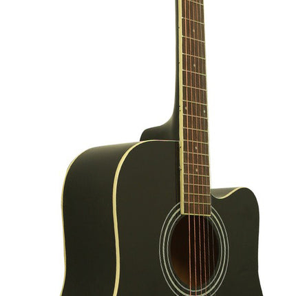 Guitar Acoustic Cutaway Segovia SGA41BK