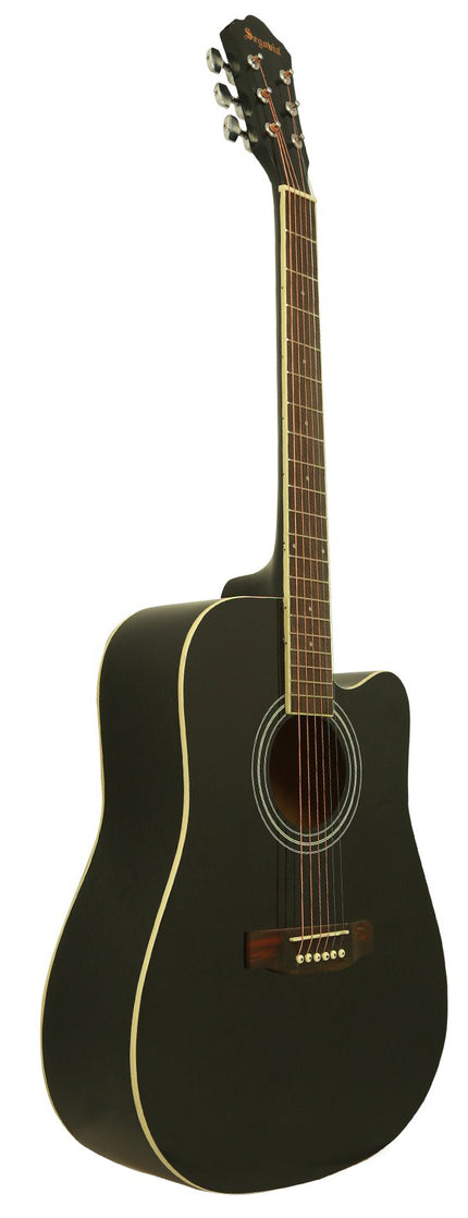 Guitar Acoustic Cutaway Segovia SGA41BK