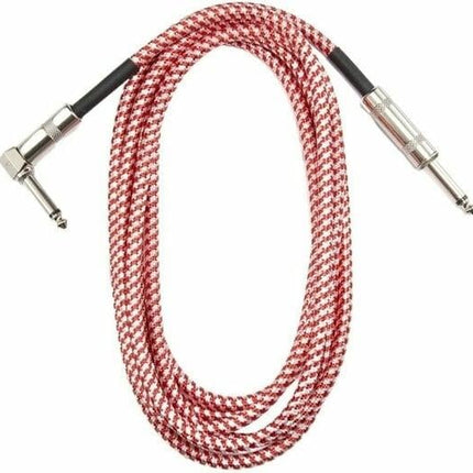 GİTAR KABLO GÜRÜLTÜSÜZ (NOISLESS) 3M KIRMIZI