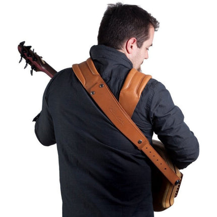 Gruv Gear Damian Erskine Signature Duostrap - Double Guitar Strap - Brown 