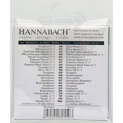 Hannabach 850 MT Klasik Gitar Teli