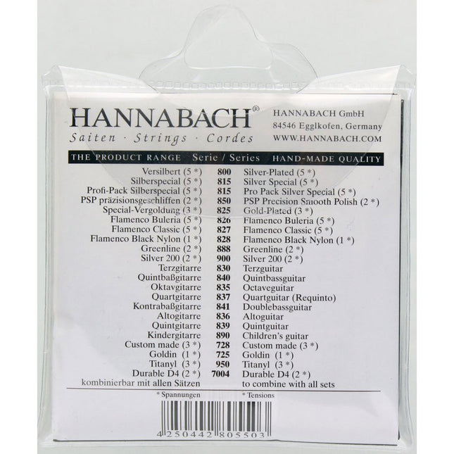 Hannabach 850 MT Klasik Gitar Teli