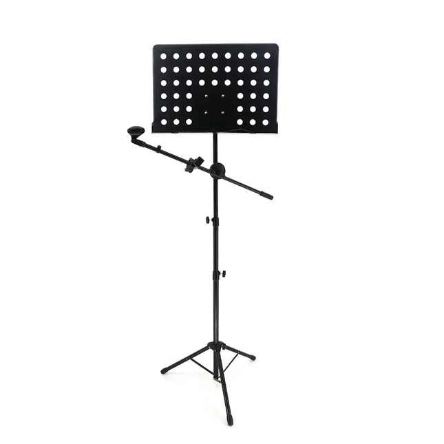 HBK Mikrofon Standlı Delikli Nota Sehpası P-06HV