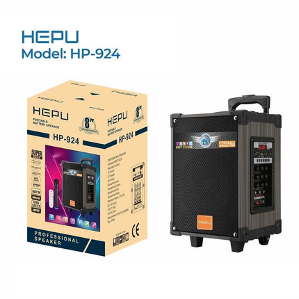 Hepu Hp-924 8'' 3 Channel Portable Rechargeable Speaker