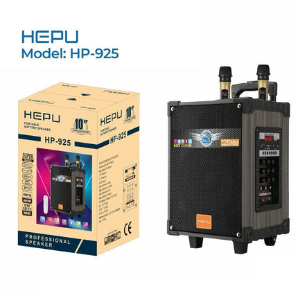 Hepu Hp-925 10 3 Channel Portable Rechargeable Speaker