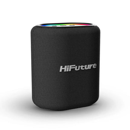 HiFuture Vocalist 100 Kablosuz Bluetooth 25W RGB Mikrofonlu TWS Taşınabilir Karaoke Sistemi Hoparlör Siyah