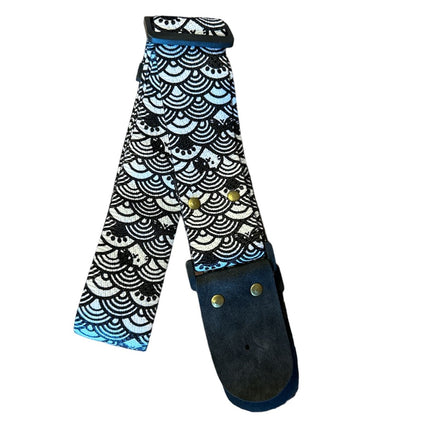 Cat Pattern Design Guitar Strap