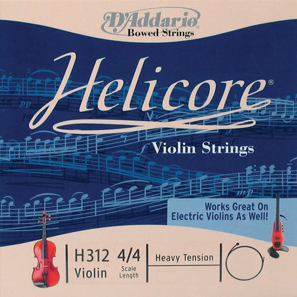 DADDARIO H312H KEMAN TEK TEL, HELICORE, 4/4, A-(LA), HEAVY