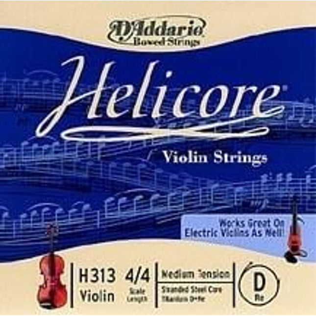 DADDARIO H313 KEMAN TEK TEL, HELICORE, 4/4, D-(RE), MEDIUM