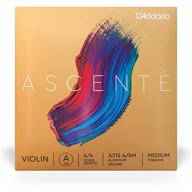 DADDARIO A312 4/4M KEMAN TEK TEL, ASCENTE, A-(LA), MEDIUM