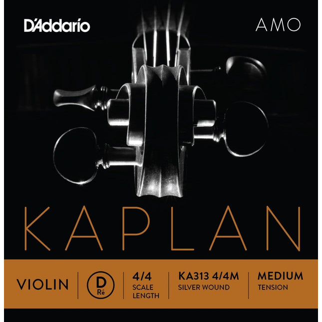 DADDARIO KA313 KEMAN TEK TEL, KAPLAN AMO, 4/4, D-(RE), MEDIUM