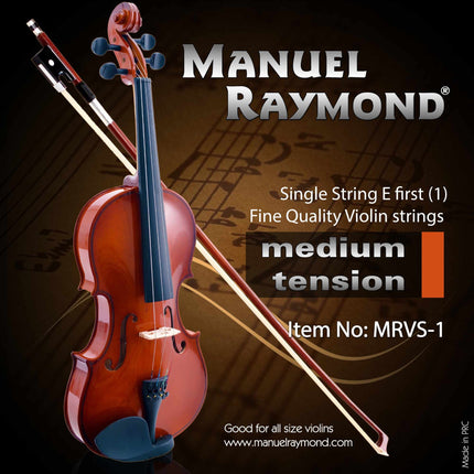 Keman Teli Tek 1. Mi Manuel Raymond MRVS1