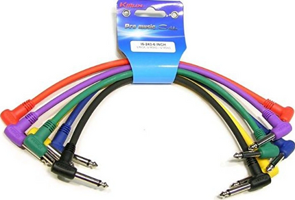 KIRLIN I6-243-0.15M-6COLORS 6'lı Pedal Ara Kablo