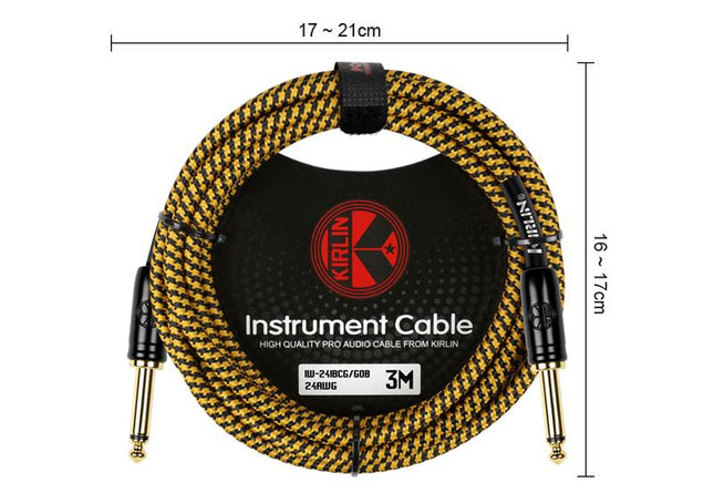 KIRLIN IW-241BCG-3M-GOB 3 Metre Enstrüman Kablosu