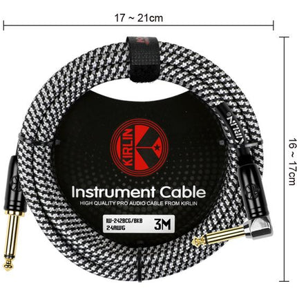 KIRLIN IW-242BCG-3M-BKB 3 Metre Enstrüman Kablosu