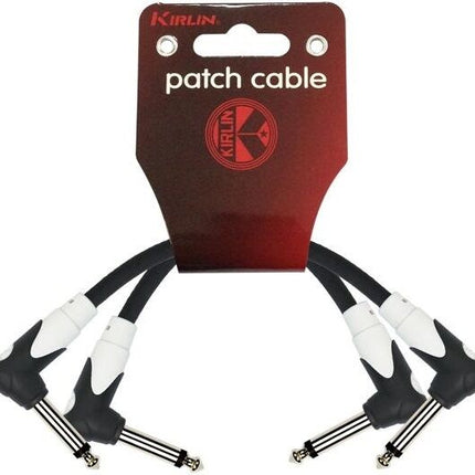 KIRLIN LG2-203-BK Black 2'li Pedal Ara Kablosu LG2-203-0,15M-BK