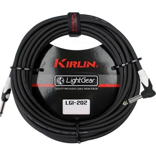 Kırlın LGI-202-3M-BK 3 Metre Siyah Enstruman Kablosu