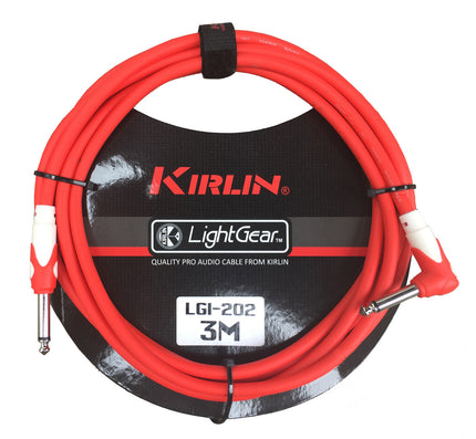 Kirlin LGI-202-3M Red  Enstrüman Kablosu (3 m)