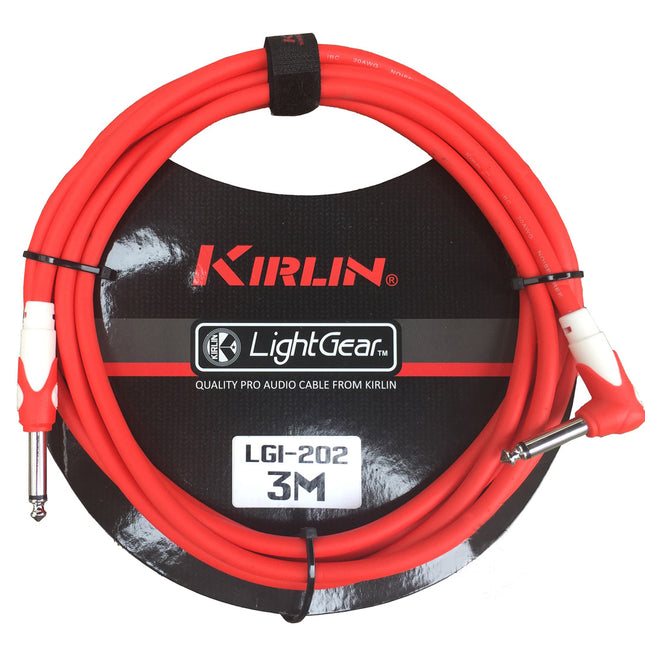 Kirlin LGI-202-3M Red  Enstrüman Kablosu (3 m)