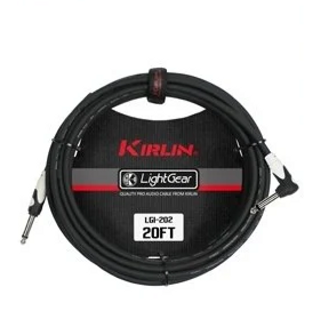 KIRLIN LGI-202-6M-BK 6 Metre Enstrüman Kablosu