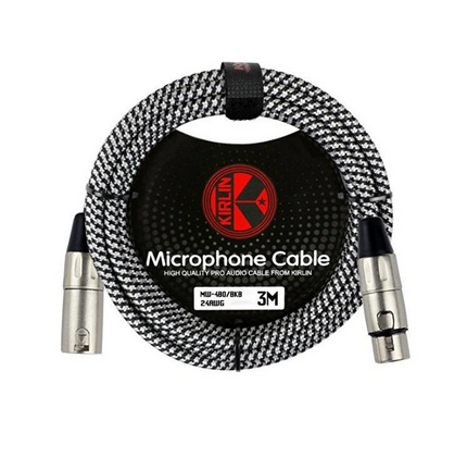 KIRLIN MW-480 3M BKB HS 24AWG Mikrofon Kablosu