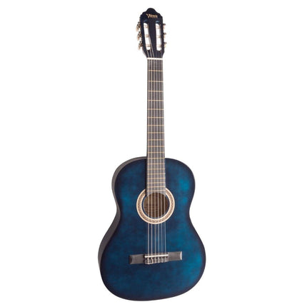 KLASİK GİTAR 4/4 MAVİ SUNBURST SAP ÇELİKLİ