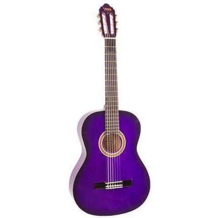 KLASİK GİTAR SAP ÇELİKLİ 3/4 MOR SUNBURST