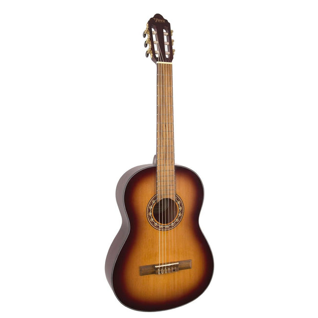 VALENCIA VC304ASB KLASİK GİTAR, 4/4, ANTİK SUNBURST MAT