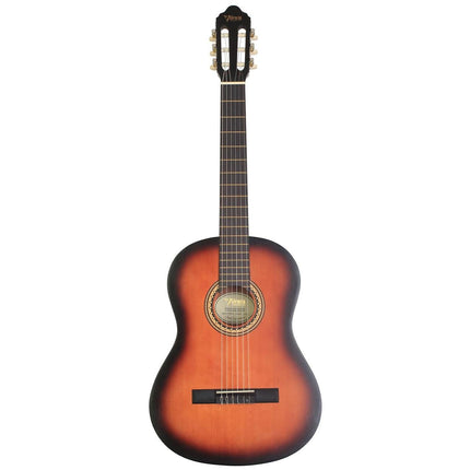 KLASİK GİTAR, SCALE 4/4, SUNBURST MAT, KAPAK SITKA