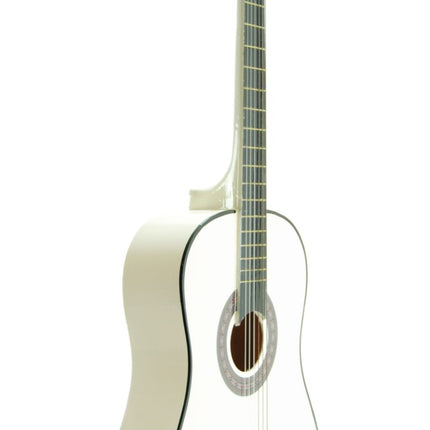 Classical Guitar Sesenta White SSC50WH Case Gift