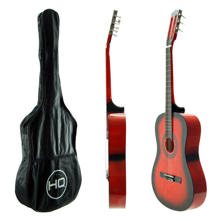 Classical Guitar Sesenta Red SSC50RB Case Gift