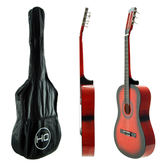 Classical Guitar Sesenta Red SSC50RB Case Gift