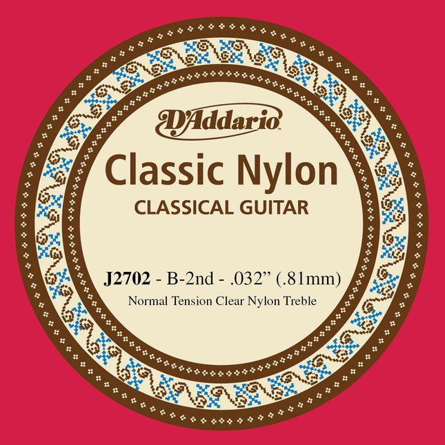DADDARIO J2702 KLASİK TEK TEL, NAYLON, B-(Sİ), NORMAL