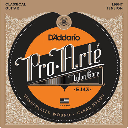 D'addario SilverPlated Set Classical Guitar Strings EJ43