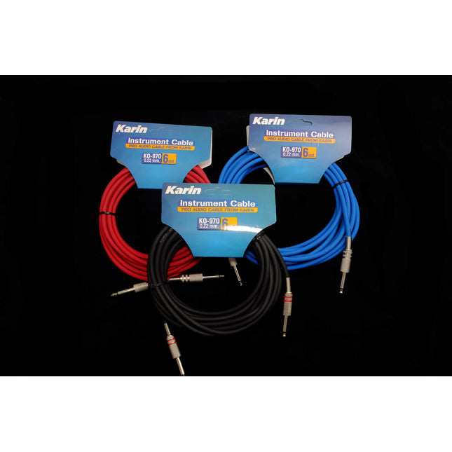 KO970 - 6 Metre Enstruman Kablosu (Siyah)