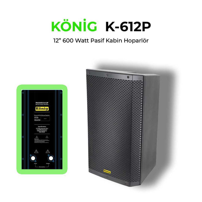 König K-612 12'' 600W Passive Cabinet