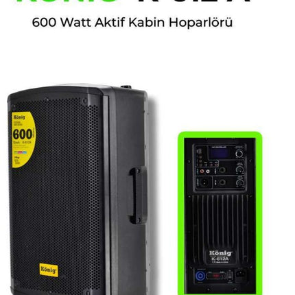 König K-612/A 12'' 600W Active Cabinet