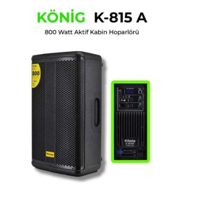 König K-815A 15'' 800W Active Cabinet