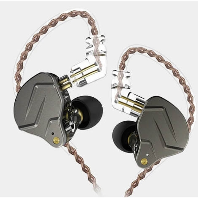 KZ ZSN PRO In-Ear Monitor Hibrit Sürücü HiFi Kulak İçi Kulaklık (Gray-Gri)