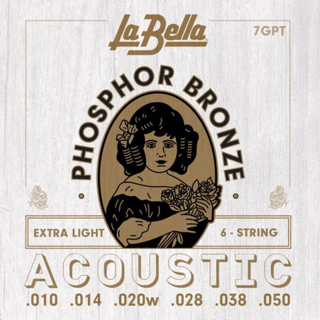 La Bella 7GPT Akustik Gitar Teli (10-50)